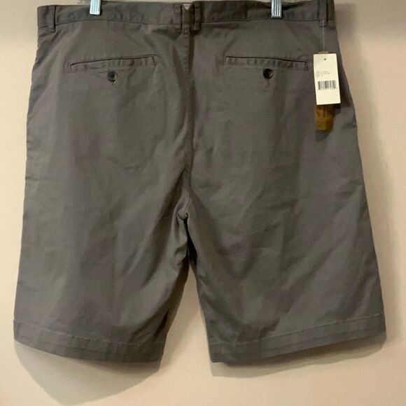 NWT Jachs Men's Flat Front Shorts Grey Sz 38 - Picture 9 of 13